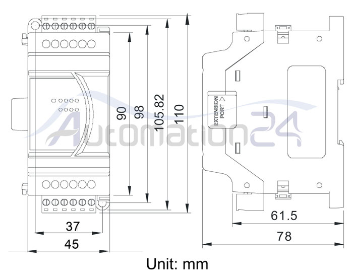 ماژول توسعه DVP08XN211R ماژول توسعه DVP08XN211R - فروشگاه اتوماسیون 24